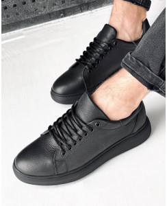 Чоловічі кеди McQueen (Чорні-Чорні)